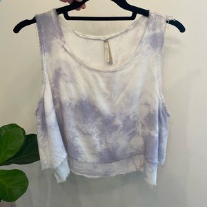 Mono B - Women's Small - Hand-dyed semi-cropped tank